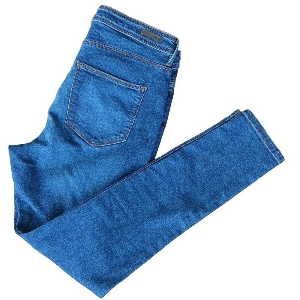 JAEN Ashley High-Rise Skinny Jeans Womens Size 32 Medium Wash Blue Denim‎